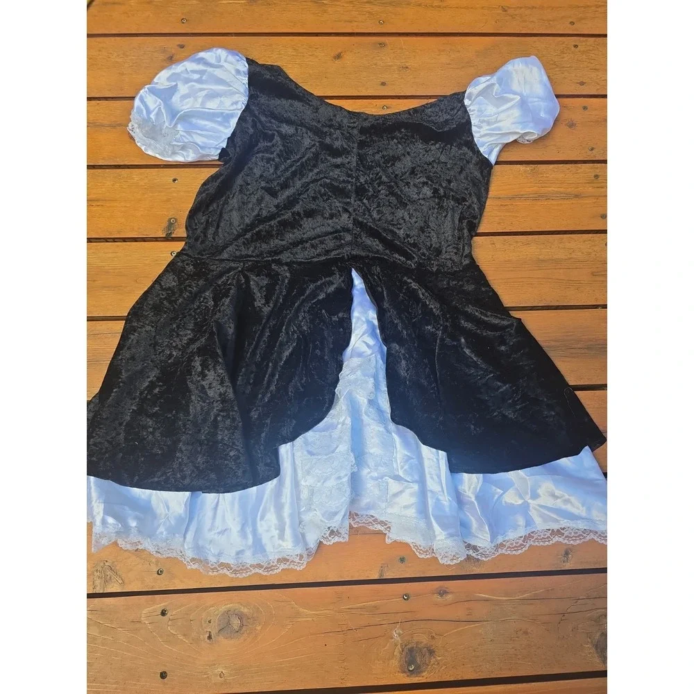 California Costumes Fiona French Maid Dress Black Velvet Halloween Cosplay 1 Siz